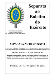 Departamento De Educação E Cultura Do Exército