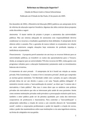 Claudio de Moura Castro, Simon Schwartzman