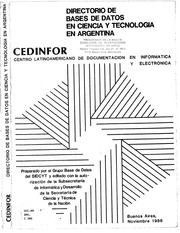 Centro Latinoamericano de Documentación en Informática y Electrónica