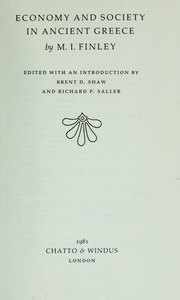Finley, M. I. (Moses I.), 1912-1986
