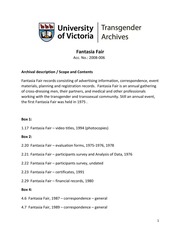 Transgender Archives, University of Victoria