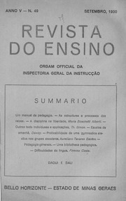 Directoria da Instrucção/Minas Gerais