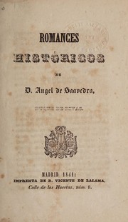Rivas, Angel de Saavedra duque de