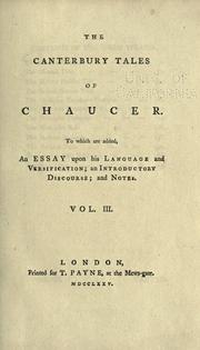 Geoffrey Chaucer