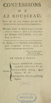 Jean-Jacques Rousseau